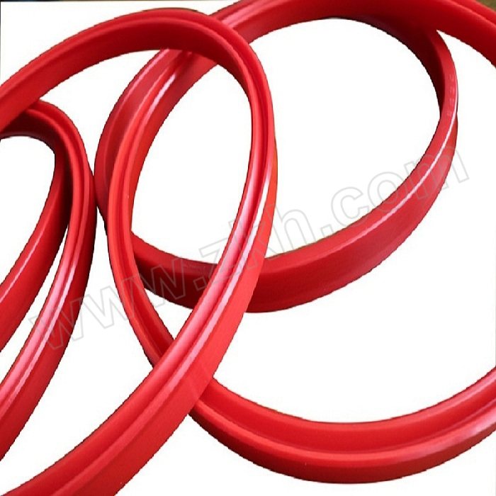ZHIDE/质德 红色浇注IDU密封圈 340×364×24mm PU 硬度70~90° 红色 浇注 高温可达120° 1个