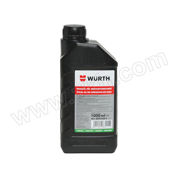 WURTH/伍尔特 气动工具专用雾化润滑剂 08930505 1L 1个
