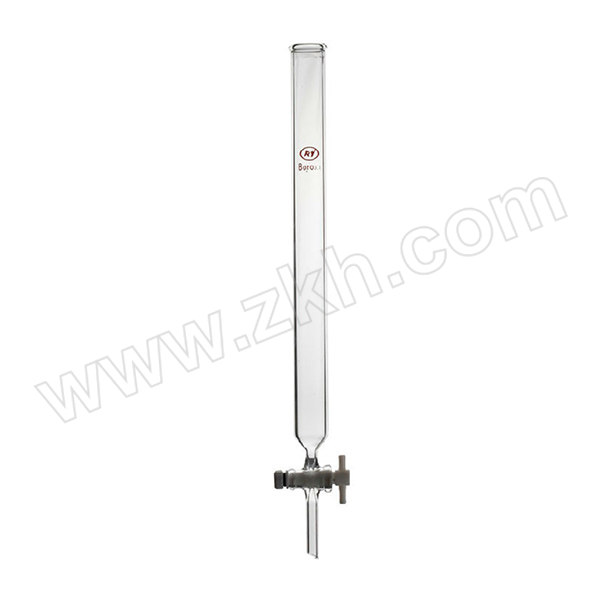 HEQIGLASS/禾汽 具标准四氟节门层析柱 B-020511 内径40mm 有效长度300mm 1只