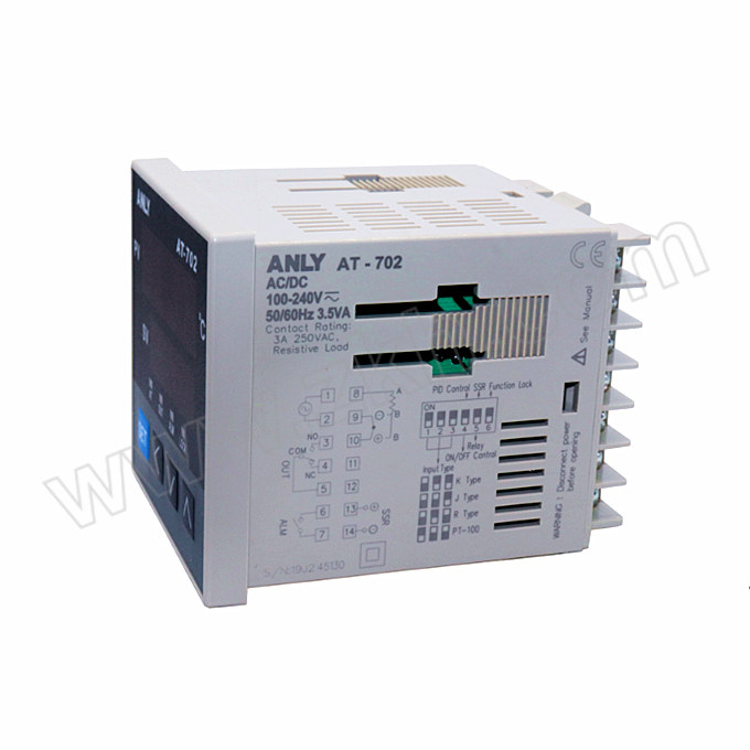 ANLY/安良 AT02系列微电脑温控器 AT-702 电源电压AC100~240V 报警点数2 1台