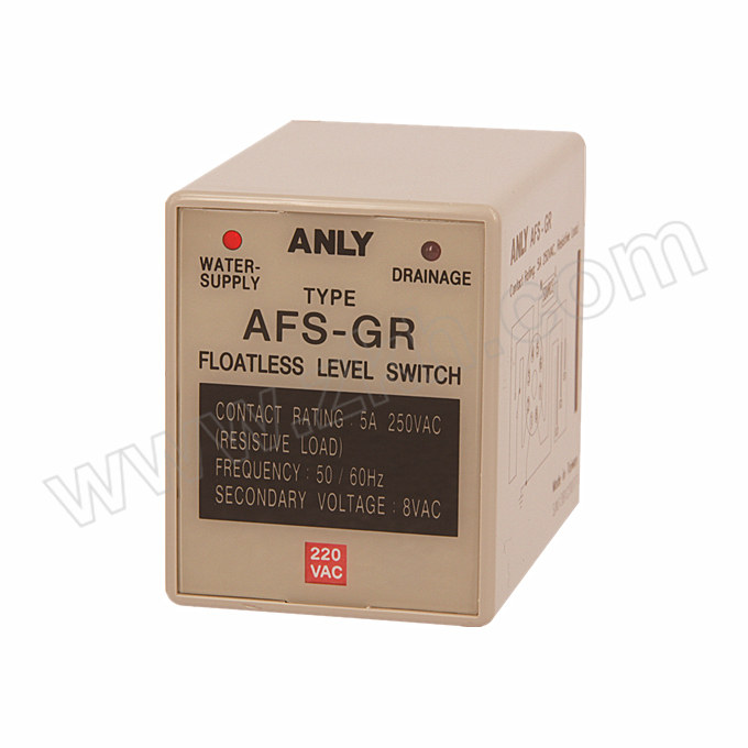 ANLY/安良 AFS系列液位继电器控制器 AFS-GR 电源电压AC110V 1台