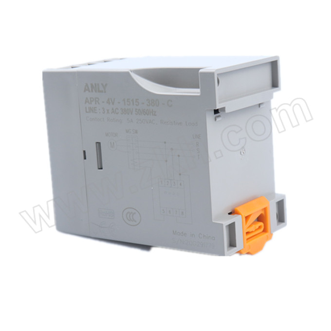 ANLY/安良 三相电压相序保护继电器 APR-4V 电源电压AC380V 1台