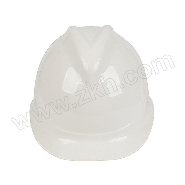 ANKSOON/安铠迅 V型ABS安全帽 GY-A1 白色 一指键帽衬 全棉针织吸汗带 Y型下颚带 1顶
