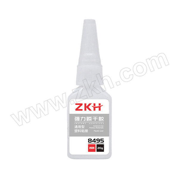 ZKH/震坤行 强力胶水 8495透明 20g 1瓶