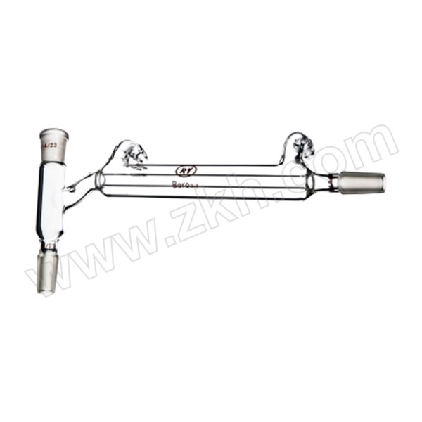 HEQIGLASS/禾汽 带冷凝蒸馏头 A-021007 冷凝有效长400mm 14#,24#,24# 1只