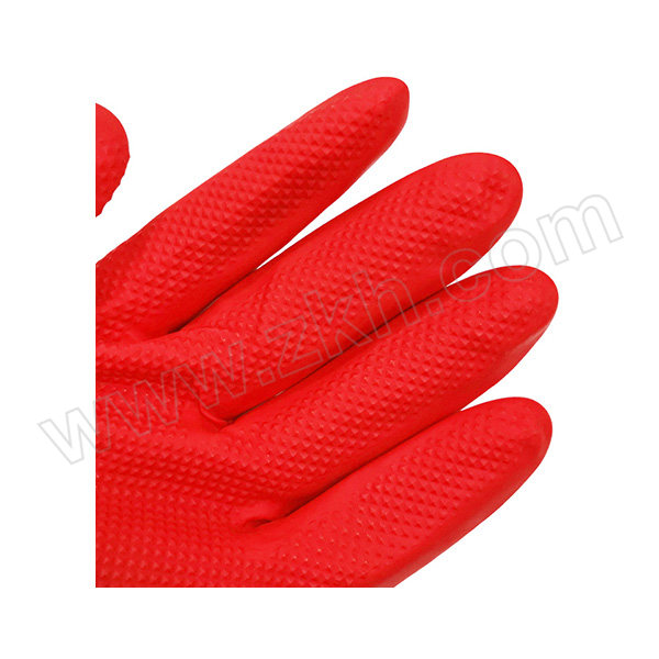 SAFEWARE/安赛瑞 加绒款束口PVC清洁手套 28707 均码 约47cm 1副