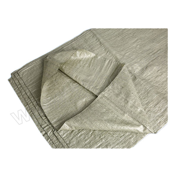 SHIJUSUYE/世聚塑业 通用型编织袋 KN-BZD-004 尺寸45*71cm 误差50mm 载荷20~30kg 克重45g/m2 无内衬 灰色 100条 1包