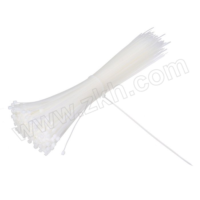 SHANGKE/上柯 自锁式尼龙扎带 A1178 宽2.5mm 长100mm 白色 100根 1包