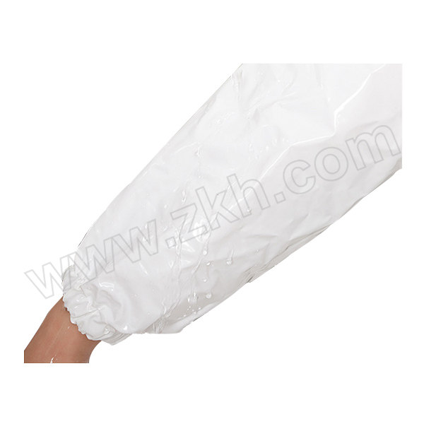 XYFH/轩延防护 耐油PVC防水袖套 XT105 均码 白色 约40cm 1副
