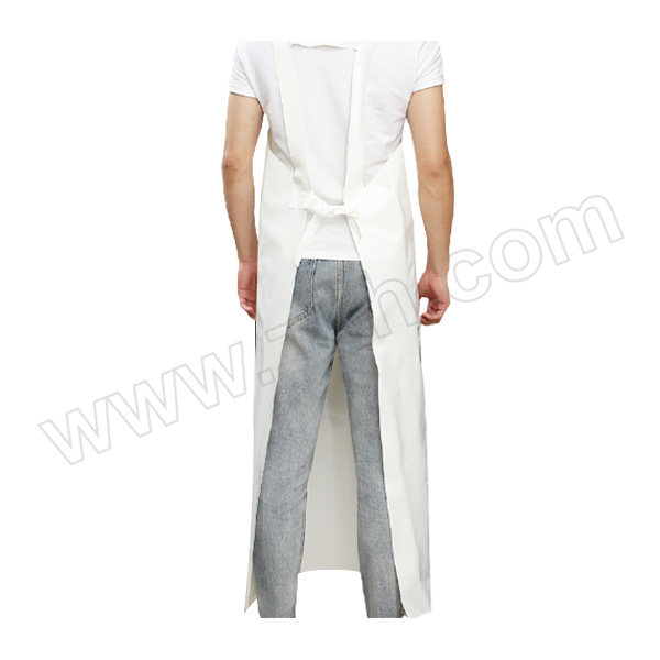 XYFH/轩延防护 TPU背带式防水围裙110cm WQ208 均码 白色 约110cm 1条