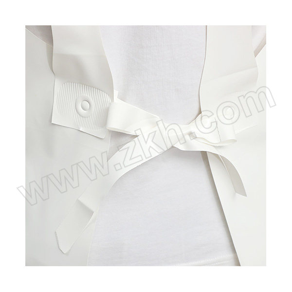 XYFH/轩延防护 TPU背带式防水围裙110cm WQ208 均码 白色 约110cm 1条