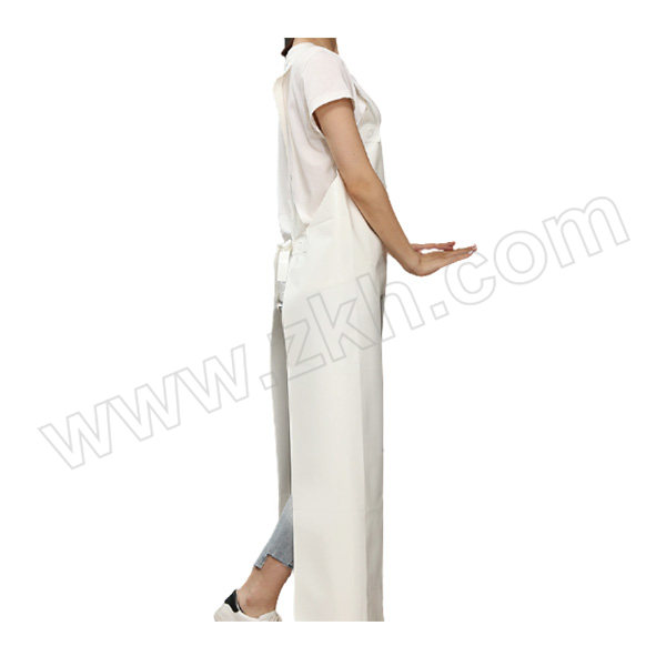 XYFH/轩延防护 TPU背带式防水围裙120cm WQ208 均码 白色 约120cm 1条