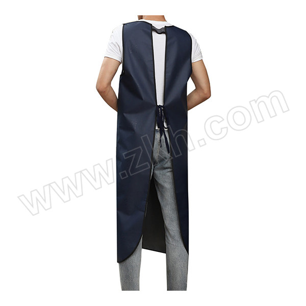 XYFH/轩延防护 背心式短款防水围裙 WQ211 均码 深蓝色 约110cm 1条
