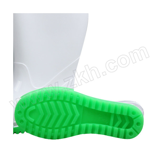 XYFH/轩延防护 白色平跟绿底高筒卫生靴 SPYX522 39码 1双