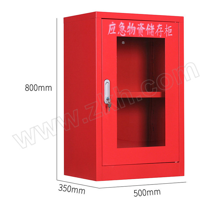 SHENGYUEXINMEI/盛悦欣美 YJG-10红色应急物资存放柜 500×350×800mm 1台