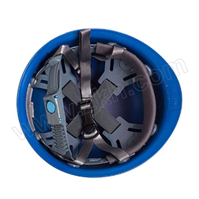XINGONG/星工 工地施工玻璃钢盔式安全帽按键款 XG-3 蓝色 8点式帽衬 涤纶吸汗带 斜插下颌带 1顶