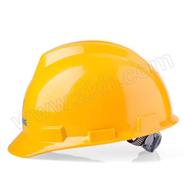 XINGONG/星工 ABS安全帽电力V型绝缘防砸安全帽 XGV-2 黄色 4点式帽衬 涤纶吸汗带 斜插下颌带 1顶