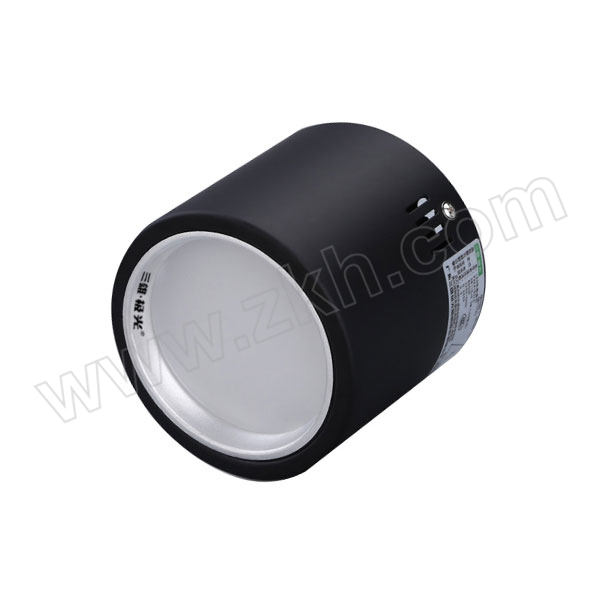 SXJG/三雄极光 LED明装筒灯 PAK415020 金典 7W 6500K 4" 黑色 1个