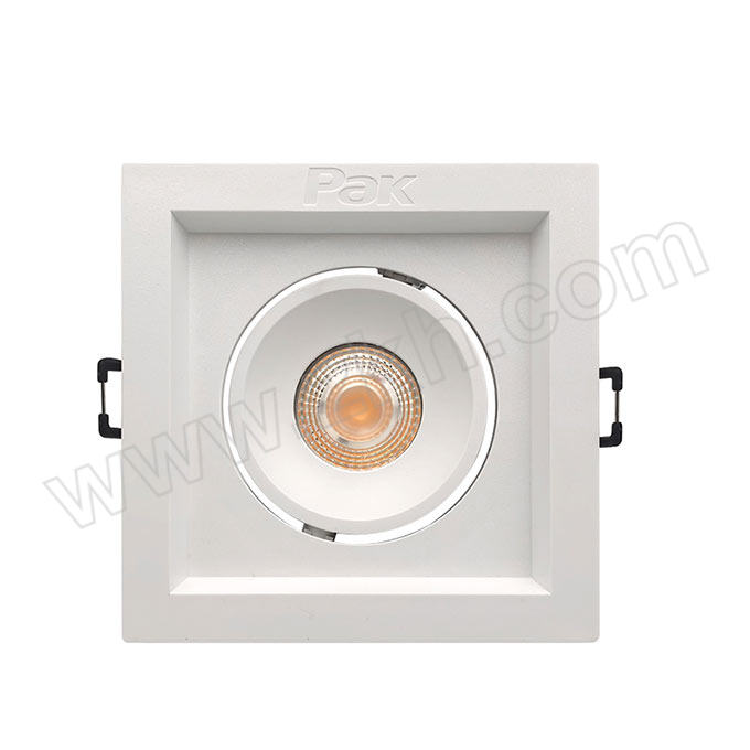 SXJG/三雄极光 LED格栅射灯 PAK564350 星际 1×18W 3000K 24° 115×115mm 白色 黄光 1个
