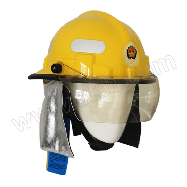 JIUPAI/九派 韩式消防头盔 FTK-B/B 黄色 增强尼龙 3C认证 1顶