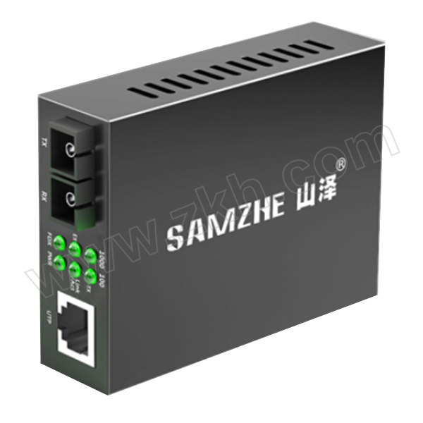 SAMZHE/山泽 单模双纤光电转换器 SZ-FCQ03S SC接口 1台
