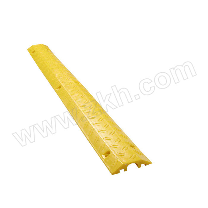 DH/鼎红 pvc线槽板 黄色1000×100×20mm槽径25×15mm带螺丝孔 1个