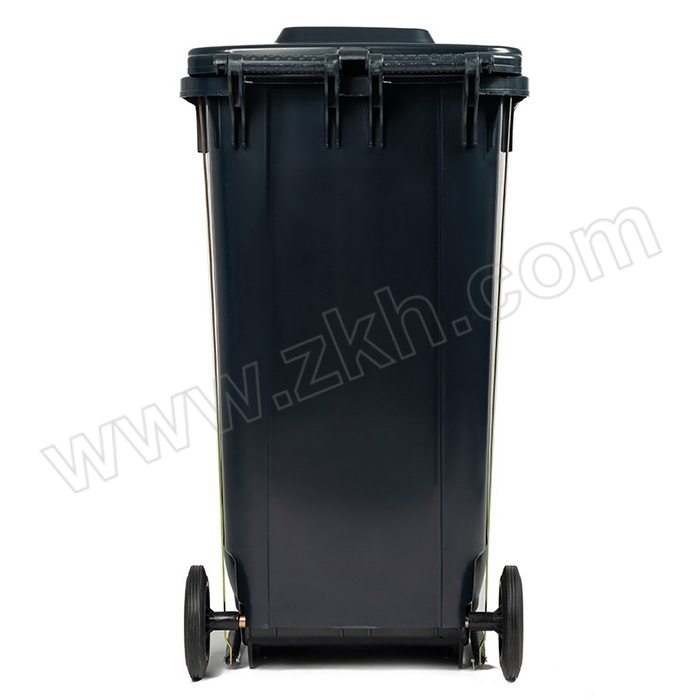 KELIBANG/科力邦 脚踏式带盖轮户外垃圾桶 KB1068 550×470×950mm 120L 灰色 其他垃圾 挂车款 1个