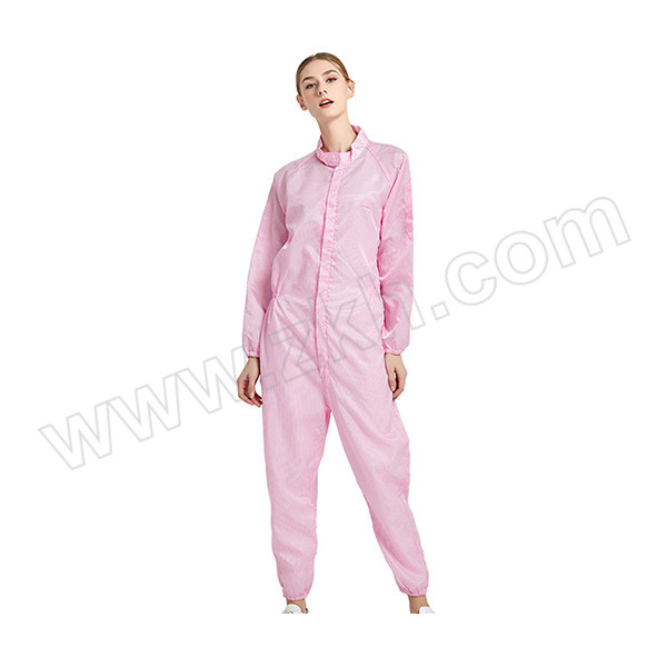 SEAGEBEL/希洁贝尔 防静电立领二连体服 3XL 粉红色 1件