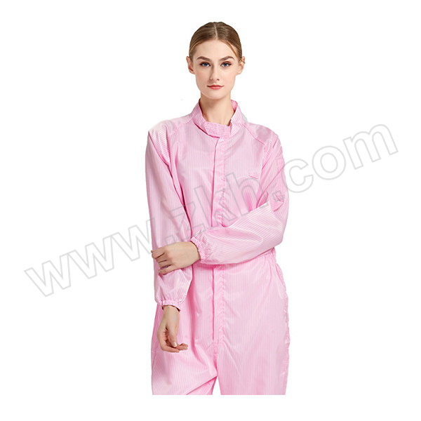 SEAGEBEL/希洁贝尔 防静电立领二连体服 3XL 粉红色 1件
