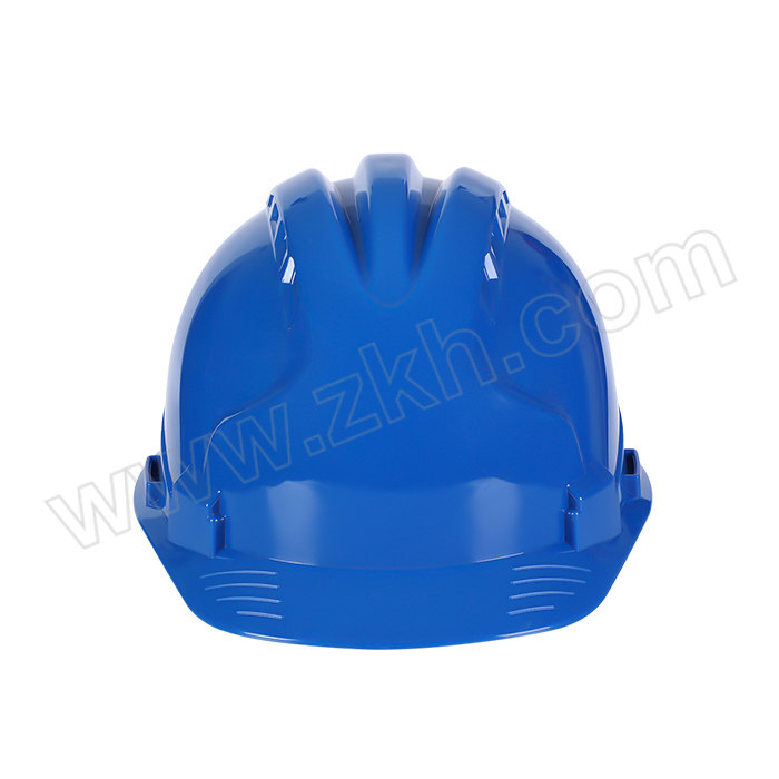 XAMT/新铵玛特 绝缘三筋透气施工建筑工程劳保安全帽 AS-10 蓝色 按键帽衬 PVC吸汗带 Y型下颚带 1个