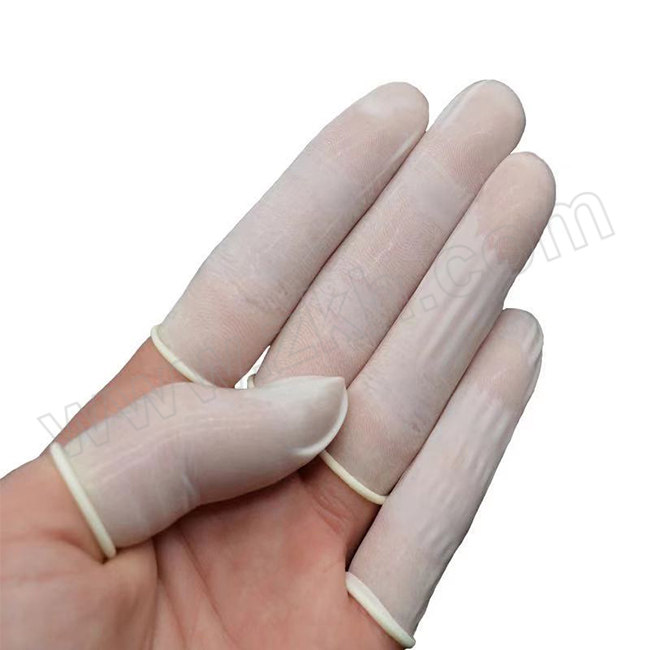 JIAHE/嘉和净化 橡胶白色手指套 JH1021 均码 500g 1包