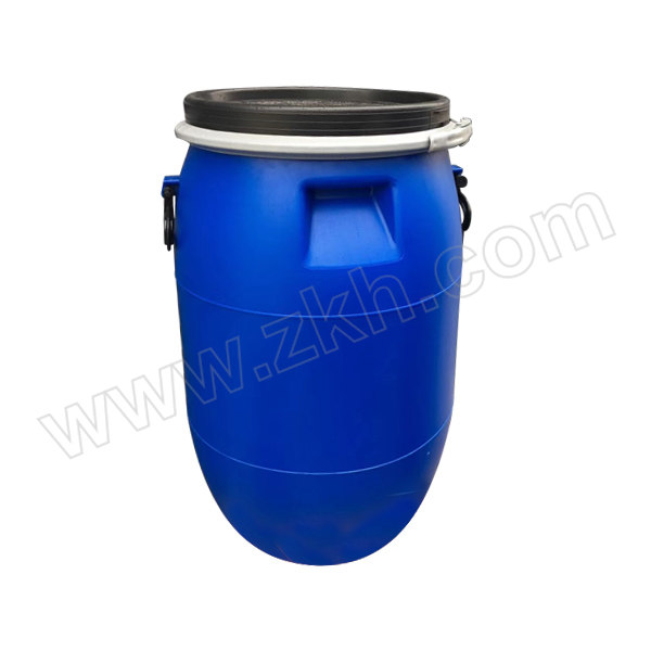 WJZX/五金专选 塑料法兰桶 60L 两侧带提手 1个