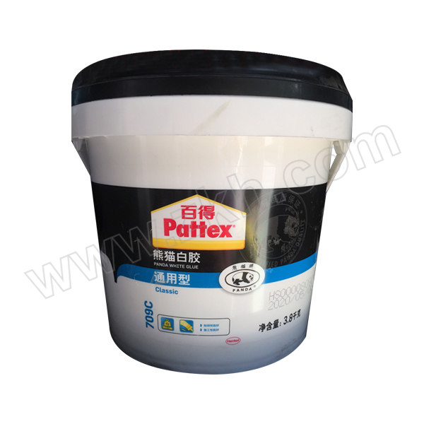 PATTEX/百得 熊猫白胶通用型 709C 3.8kg 1桶