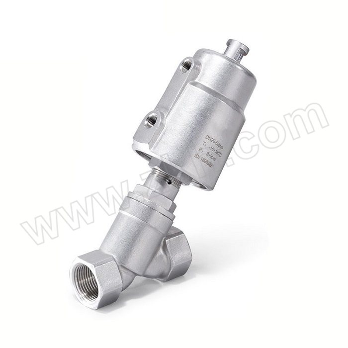 ESG 螺纹式常温型气控角座阀 A401D15YG121A2 DN15 内螺纹接口 CF8M不锈钢阀体 公称压力16bar 40缸 1个