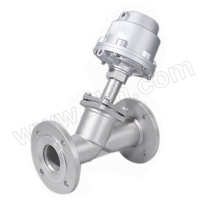 ESG 法兰式常温型气控角座阀 A902D65WF211A2 DN65 CF8不锈钢阀体 公称压力16bar 90缸 1个