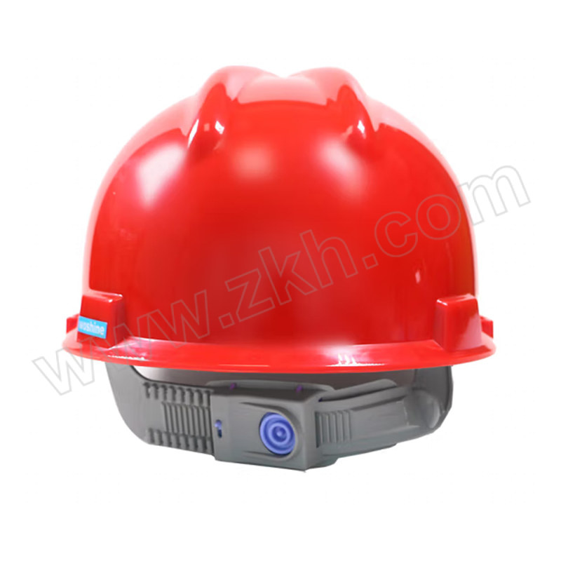 WOSHINE/华信 ABS小金刚V型安全帽 V-Pro 红色 一锁键帽衬 PVC吸汗带 Y型下颌带 1顶