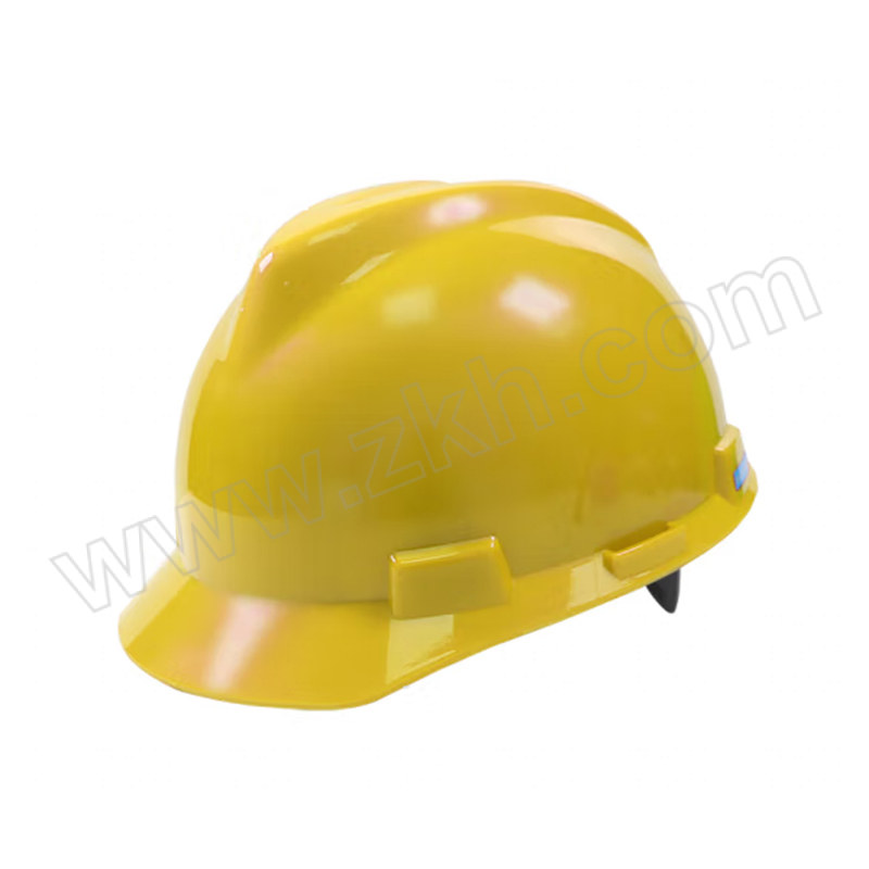 WOSHINE/华信 ABS小金刚V型安全帽 V-Pro 黄色 一锁键帽衬 PVC吸汗带 Y型下颌带 1顶