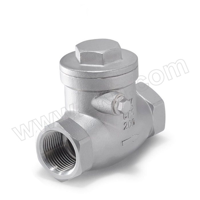 ESG 旋启式止回阀 D15G11 DN15 内螺纹接口 CF8不锈钢阀体 公称压力16bar 1个
