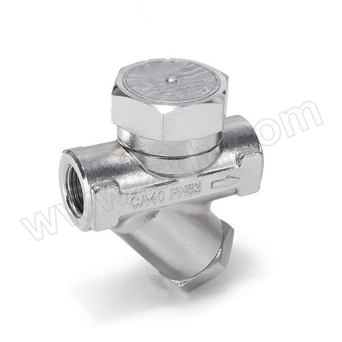 ESG 螺纹式Y型热动力蒸汽型疏水阀 D20G17 DN20 内螺纹接口 CA40不锈钢阀体 公称压力42bar 1个