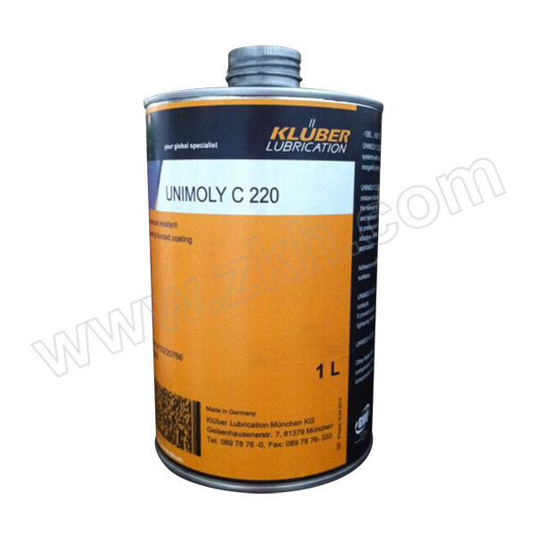 KLUBER/克鲁勃 润滑剂 UNIMOLY C 220 1L 1罐