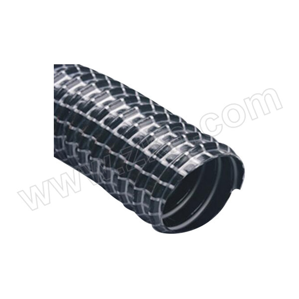 ZIMFLEX/蚱蜢 吸尘吸水机强力吸排软管 801-025-15 内径25mm 壁厚0.6mm 长15m 黑色+白色 0~2bar 1卷