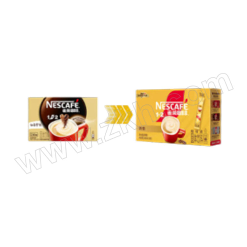 NESTLE/雀巢 1+2奶香咖啡 6917878045481 15g×30条 1盒