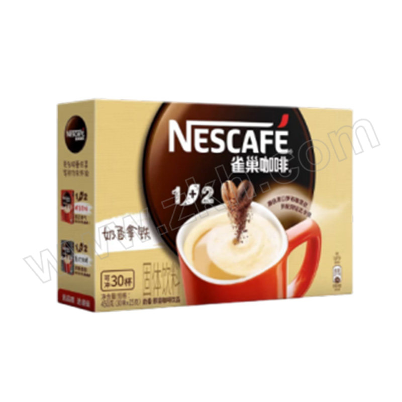 NESTLE/雀巢 1+2奶香咖啡 6917878045481 15g×30条 1盒