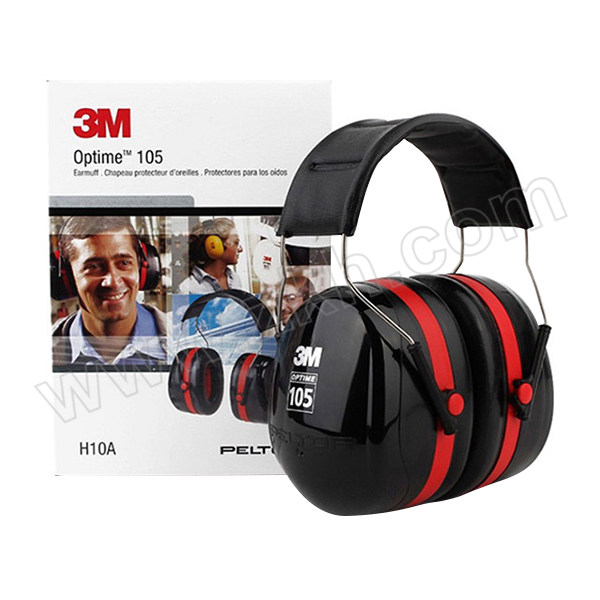 3M OPTIME105系列头戴式耳罩 H10A NRR/SNR:30/35dB 1副