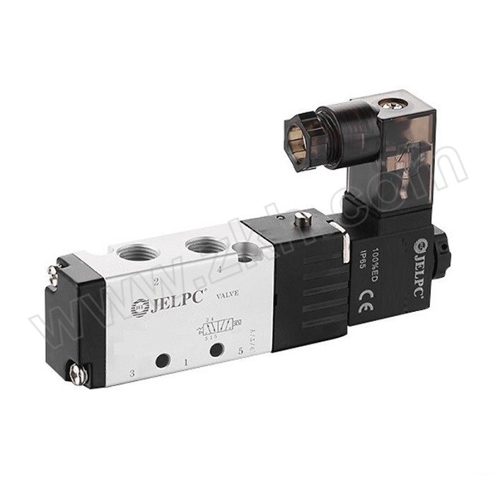 JELPC/佳尔灵 4V系列电磁阀 4V110-M5-AC220V 两位五通 DIN插座式 接口M5×0.8 1个