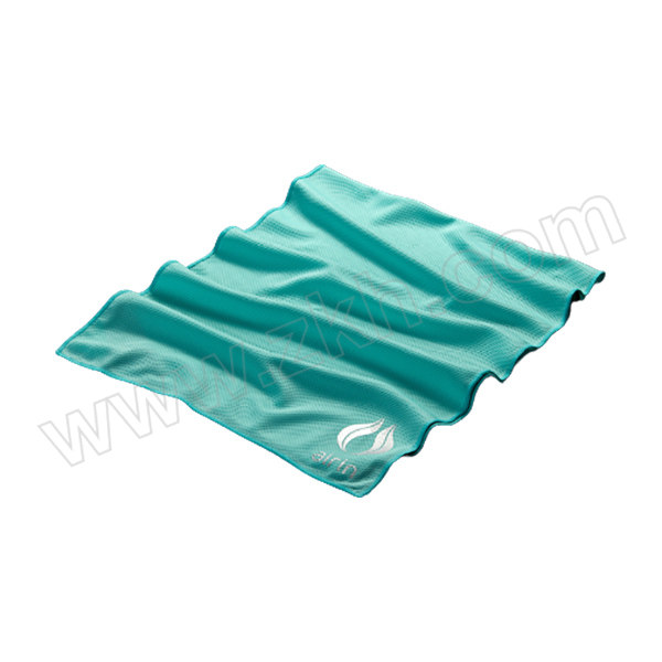AIRIN/空因 超细纤维冷感毛巾 AU201PE1000205 30×80cm 冰蓝色 烫银LOGO 1条