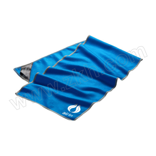 AIRIN/空因 科技冷感运动毛巾(迷你款) AU201PE1000301 20.3×76.2cm 蓝色 烫银LOGO 1条