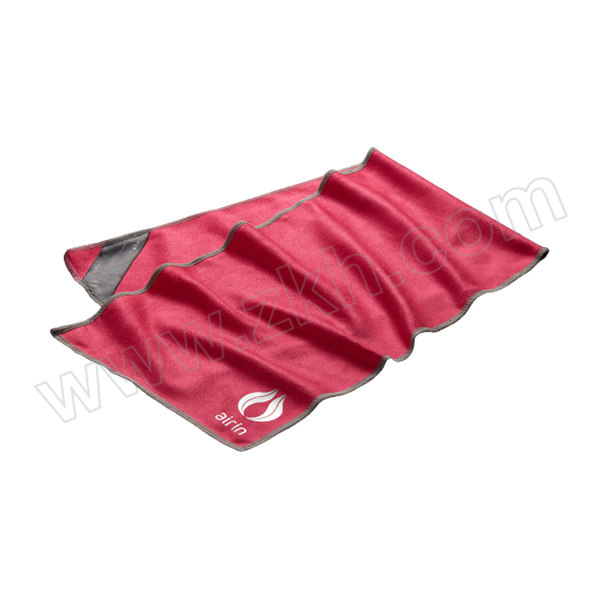 AIRIN/空因 科技冷感运动毛巾(迷你款) AU201PE1000303 20.3×76.2cm 玫红色 烫银LOGO 1条