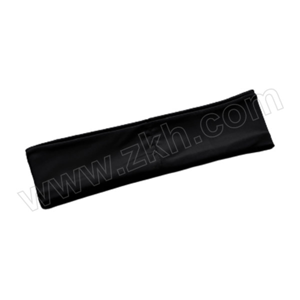 AIRIN/空因 科技冷感运动头带 AU201PE7000102 墨黑色 23×6cm 烫银 1条