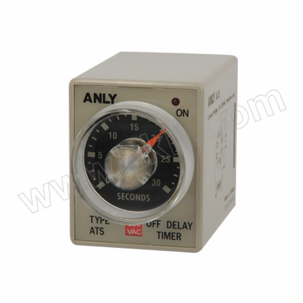 ANLY/安良 断电延迟限时继电器 ATS 时间范围3min AC220V 1个